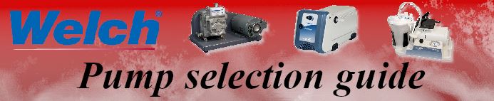 Selection Guide for pumps